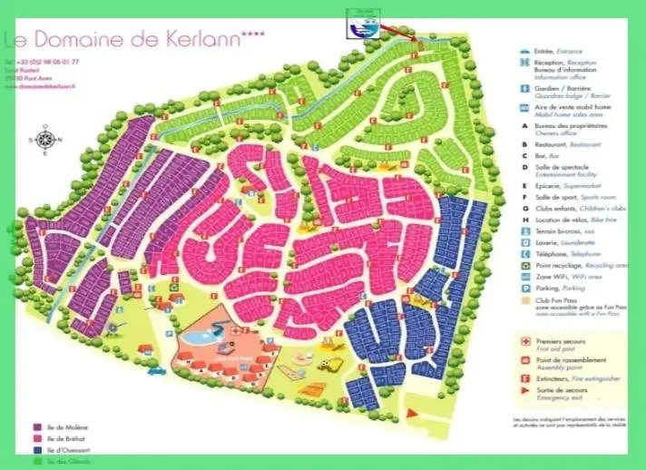 Mobil Home 548 Domaine De Kerlann 4 Etoiles Pont-Aven France